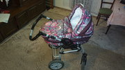 Детская универсальная коляска с надувными колесами Anmar Hilux 2 в 1